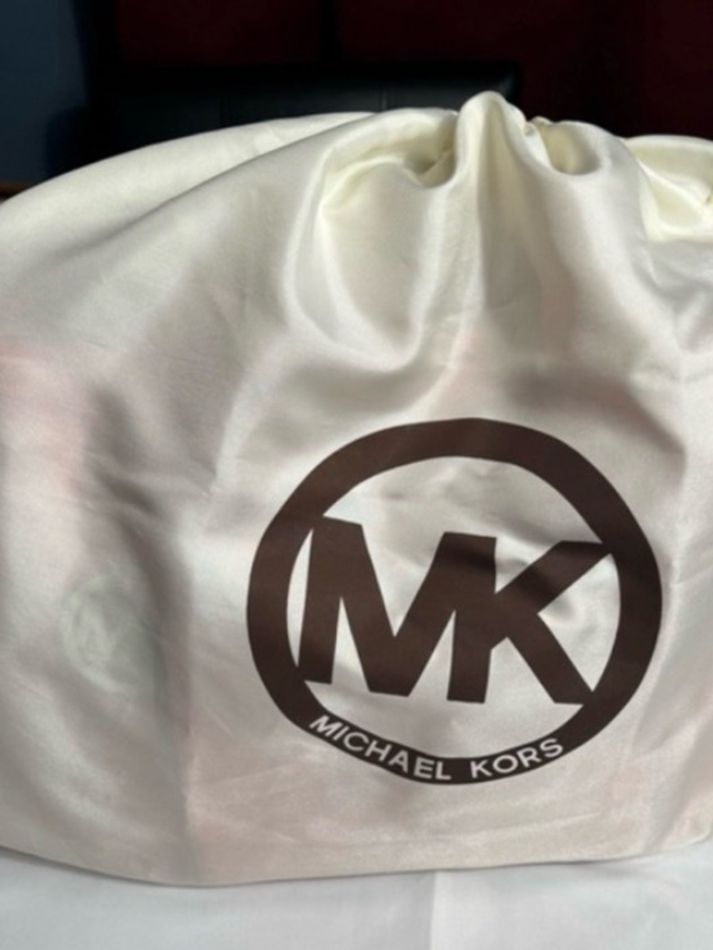 Michael Kors Coral Pink Leather Tote with Front Pocket - Picture 11 of 14